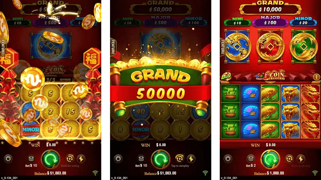 3 Coins 101Zslots Bonus